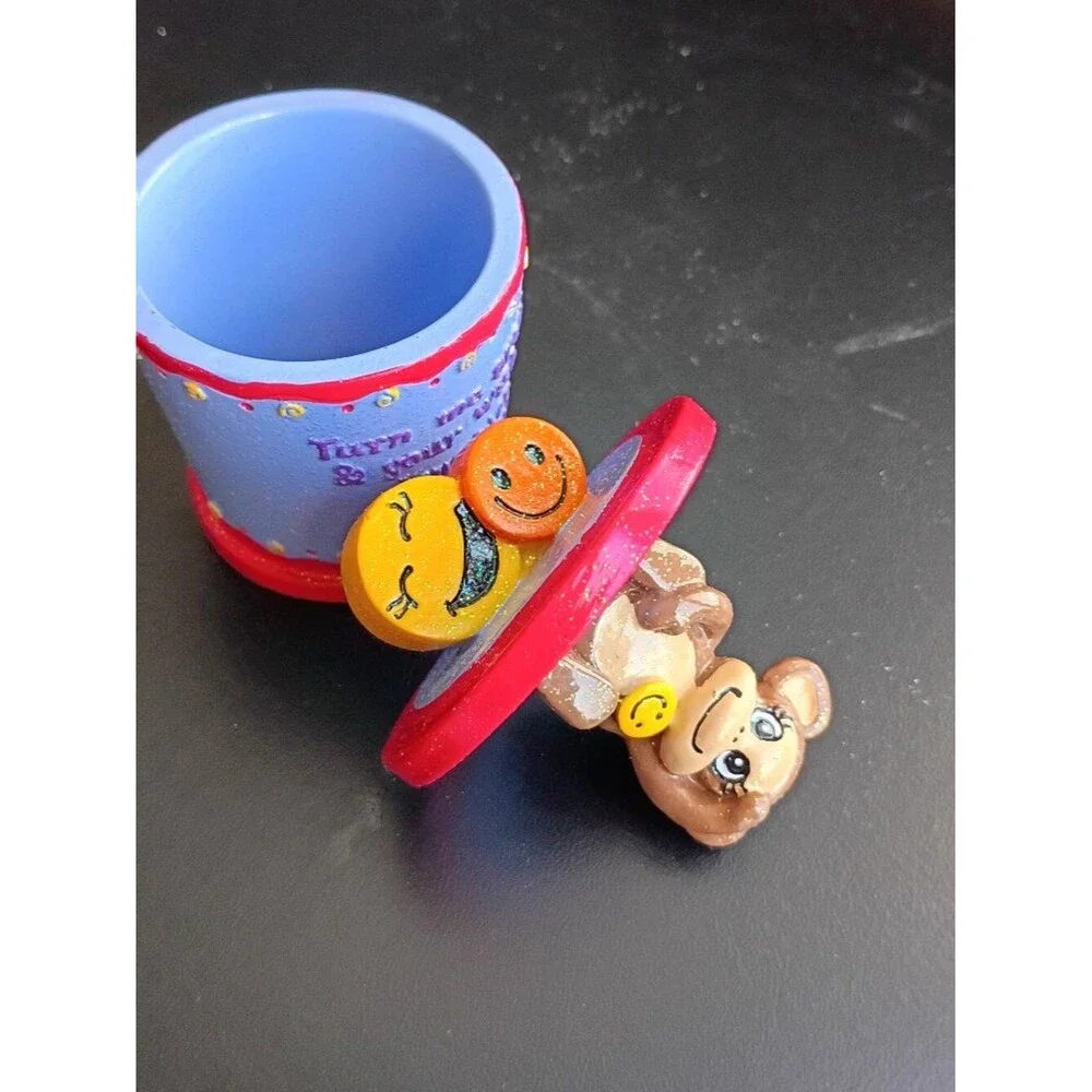 Claire's Wish Friends Monkey #8 Trinket Box 2003 Vintage Y2K Collectible